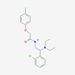 N-[2-(2-chlorophenyl)-2-(diethylamino)ethyl]-2-(4-methylphenoxy)acetamide