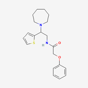 N-[2-(azepan-1-yl)-2-(thiophen-2-yl)ethyl]-2-phenoxyacetamide