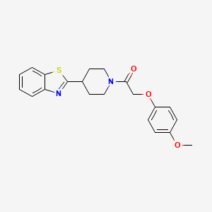 1-[4-(1,3-Benzothiazol-2-yl)piperidin-1-yl]-2-(4-methoxyphenoxy)ethanone