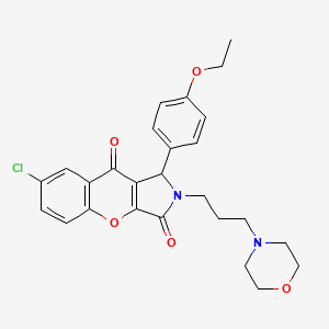 7-Chloro-1-(4-ethoxyphenyl)-2-[3-(morpholin-4-yl)propyl]-1,2-dihydrochromeno[2,3-c]pyrrole-3,9-dione