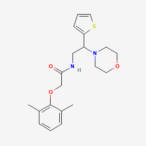 2-(2,6-dimethylphenoxy)-N-[2-(morpholin-4-yl)-2-(thiophen-2-yl)ethyl]acetamide