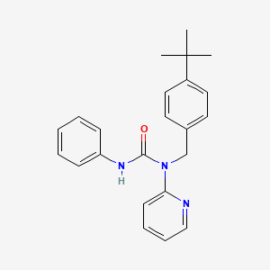 molecular formula C23H25N3O B11341084 1-(4-Tert-butylbenzyl)-3-phenyl-1-pyridin-2-ylurea 