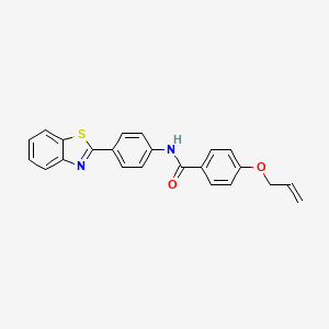 N-[4-(1,3-benzothiazol-2-yl)phenyl]-4-(prop-2-en-1-yloxy)benzamide