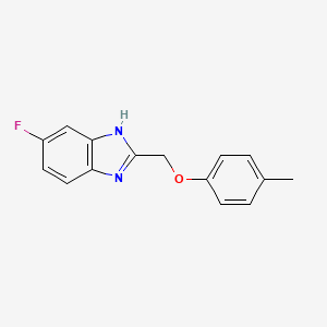 5-fluoro-2-[(4-methylphenoxy)methyl]-1H-benzimidazole