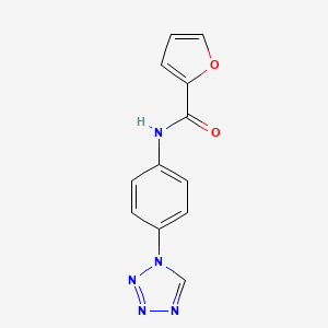 N-[4-(1H-tetrazol-1-yl)phenyl]furan-2-carboxamide