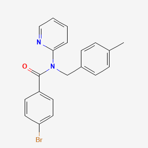 4-bromo-N-(4-methylbenzyl)-N-(pyridin-2-yl)benzamide