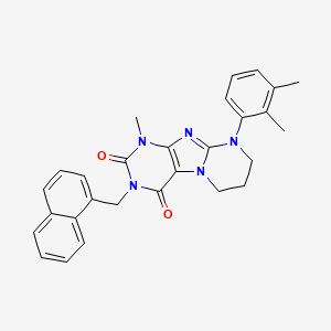 9-(2,3-dimethylphenyl)-1-methyl-3-(naphthalen-1-ylmethyl)-7,8-dihydro-6H-purino[7,8-a]pyrimidine-2,4-dione