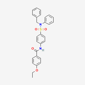 N-{4-[benzyl(phenyl)sulfamoyl]phenyl}-4-ethoxybenzamide