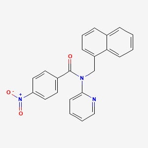 N-(naphthalen-1-ylmethyl)-4-nitro-N-(pyridin-2-yl)benzamide