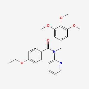 4-ethoxy-N-(pyridin-2-yl)-N-(3,4,5-trimethoxybenzyl)benzamide