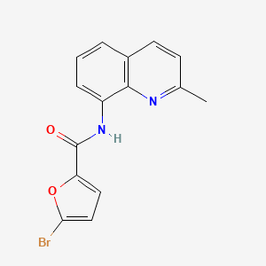 molecular formula C15H11BrN2O2 B11341617 5-bromo-N-(2-methylquinolin-8-yl)furan-2-carboxamide 