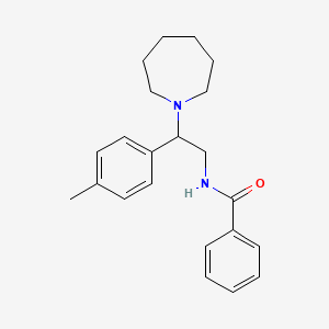 N-[2-(azepan-1-yl)-2-(4-methylphenyl)ethyl]benzamide