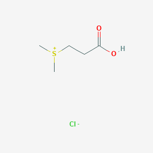 molecular formula (CH3)2S(+)CH2CH2COO(-) B113419 (2-Carboxyethyl)dimethylsulfonium Chloride CAS No. 4337-33-1