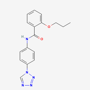 2-propoxy-N-[4-(1H-tetrazol-1-yl)phenyl]benzamide