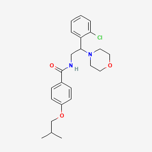 N-[2-(2-chlorophenyl)-2-(morpholin-4-yl)ethyl]-4-(2-methylpropoxy)benzamide