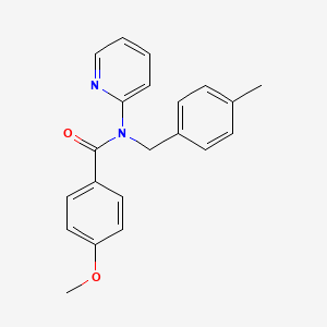 4-methoxy-N-(4-methylbenzyl)-N-(pyridin-2-yl)benzamide