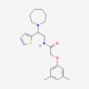 N-[2-(azepan-1-yl)-2-(thiophen-2-yl)ethyl]-2-(3,5-dimethylphenoxy)acetamide