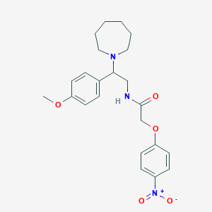 N-[2-(azepan-1-yl)-2-(4-methoxyphenyl)ethyl]-2-(4-nitrophenoxy)acetamide