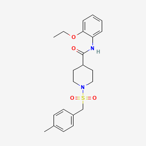 N-(2-ethoxyphenyl)-1-[(4-methylbenzyl)sulfonyl]piperidine-4-carboxamide