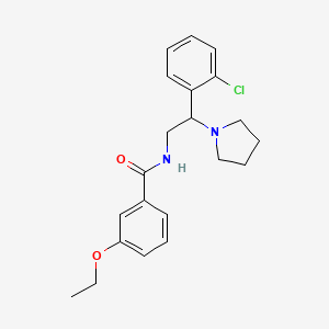 N-[2-(2-chlorophenyl)-2-(pyrrolidin-1-yl)ethyl]-3-ethoxybenzamide