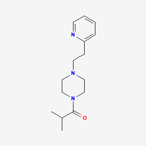 2-Methyl-1-{4-[2-(pyridin-2-yl)ethyl]piperazin-1-yl}propan-1-one