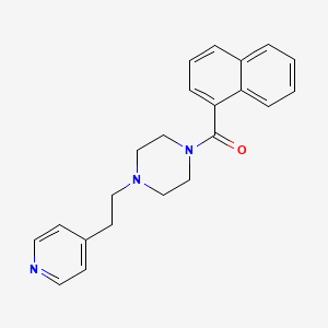 Naphthalen-1-yl{4-[2-(pyridin-4-yl)ethyl]piperazin-1-yl}methanone