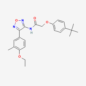 2-(4-tert-butylphenoxy)-N-[4-(4-ethoxy-3-methylphenyl)-1,2,5-oxadiazol-3-yl]acetamide