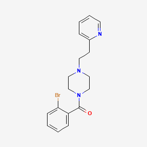 (2-Bromophenyl){4-[2-(pyridin-2-yl)ethyl]piperazin-1-yl}methanone