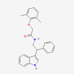 2-(2,6-dimethylphenoxy)-N-[2-(1H-indol-3-yl)-2-phenylethyl]acetamide