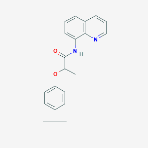 2-(4-tert-butylphenoxy)-N-(quinolin-8-yl)propanamide