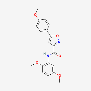 N-(2,5-dimethoxyphenyl)-5-(4-methoxyphenyl)-1,2-oxazole-3-carboxamide