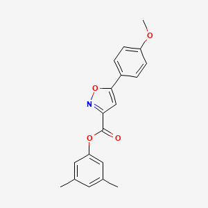 3,5-Dimethylphenyl 5-(4-methoxyphenyl)-1,2-oxazole-3-carboxylate