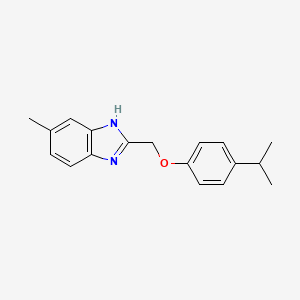 5-methyl-2-{[4-(propan-2-yl)phenoxy]methyl}-1H-benzimidazole