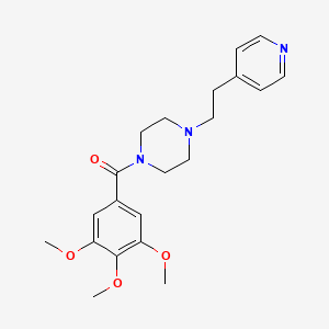 {4-[2-(Pyridin-4-yl)ethyl]piperazin-1-yl}(3,4,5-trimethoxyphenyl)methanone