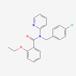 molecular formula C21H19ClN2O2 B11343540 N-(4-chlorobenzyl)-2-ethoxy-N-(pyridin-2-yl)benzamide 