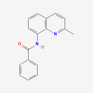 molecular formula C17H14N2O B11343594 N-(2-methylquinolin-8-yl)benzamide CAS No. 61388-91-8