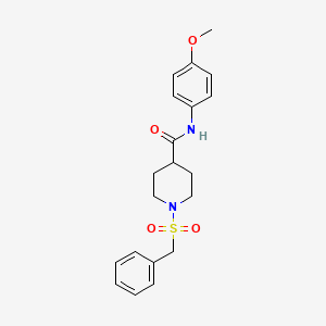 1-(benzylsulfonyl)-N-(4-methoxyphenyl)piperidine-4-carboxamide