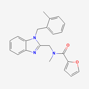 N-methyl-N-{[1-(2-methylbenzyl)-1H-benzimidazol-2-yl]methyl}furan-2-carboxamide