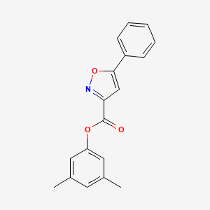 3,5-Dimethylphenyl 5-phenyl-1,2-oxazole-3-carboxylate