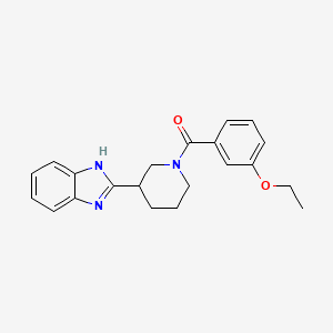 [3-(1H-benzimidazol-2-yl)piperidin-1-yl](3-ethoxyphenyl)methanone