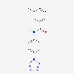 3-methyl-N-[4-(1H-tetrazol-1-yl)phenyl]benzamide