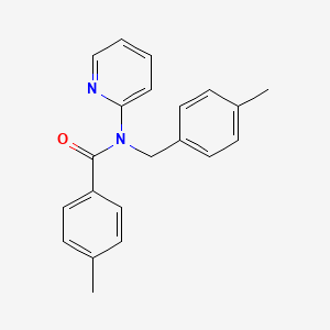 4-methyl-N-(4-methylbenzyl)-N-(pyridin-2-yl)benzamide