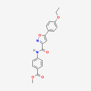 Methyl 4-({[5-(4-ethoxyphenyl)-1,2-oxazol-3-yl]carbonyl}amino)benzoate