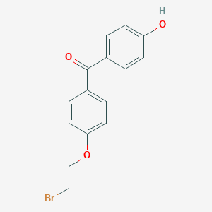 molecular formula C15H13BrO3 B113441 4-(2-溴乙氧基)-4'-羟基二苯甲酮 CAS No. 79578-62-4