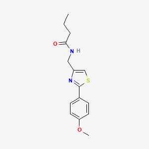 N-{[2-(4-methoxyphenyl)-1,3-thiazol-4-yl]methyl}butanamide