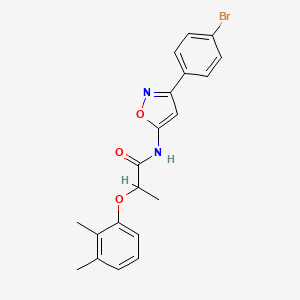 N-[3-(4-bromophenyl)-1,2-oxazol-5-yl]-2-(2,3-dimethylphenoxy)propanamide