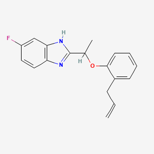 6-Fluoro-2-[1-[2-(2-propen-1-yl)phenoxy]ethyl]-1H-benzimidazole