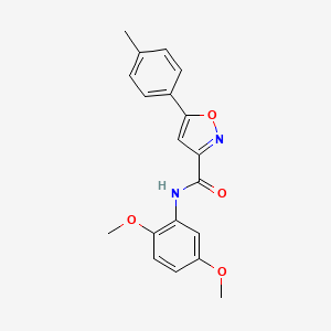 N-(2,5-dimethoxyphenyl)-5-(4-methylphenyl)-1,2-oxazole-3-carboxamide