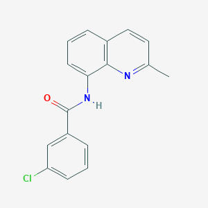 3-chloro-N-(2-methylquinolin-8-yl)benzamide