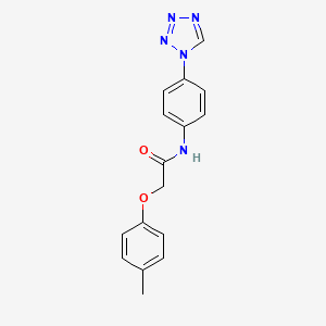 2-(4-methylphenoxy)-N-[4-(1H-tetrazol-1-yl)phenyl]acetamide